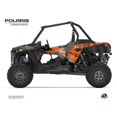 Karosszéria védő dekor matrica készlet  SSV POLARIS Epik Narancsszínű Széria