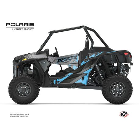 Karosszéria védő dekor matrica készlet  SSV POLARIS Stun Kék Széria