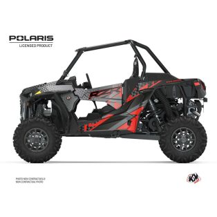   Karosszéria védő dekor matrica készlet  SSV POLARIS Stun Piros Széria