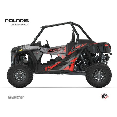 Karosszéria védő dekor matrica készlet  SSV POLARIS Stun Piros Széria