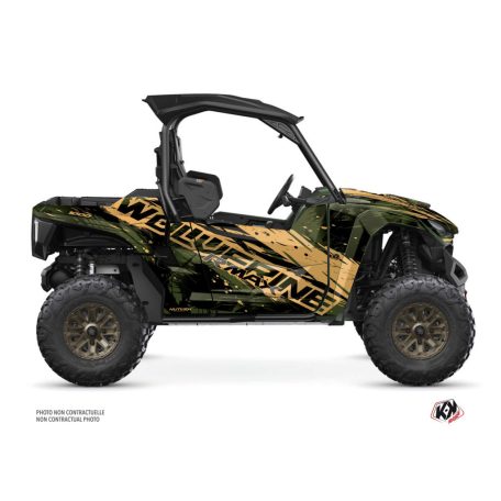 Karosszéria védő dekor matrica készlet  SSV YAMAHA Wild Khaki Széria