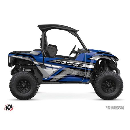 Karosszéria védő dekor matrica készlet  SSV YAMAHA Intense Kék Széria