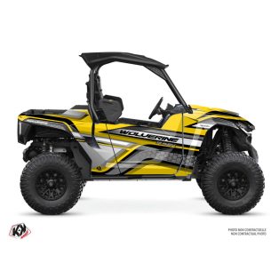   Karosszéria védő dekor matrica készlet  SSV YAMAHA Intense Sárga Széria