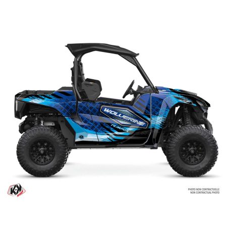 Karosszéria védő dekor matrica készlet  SSV YAMAHA Sturdy Kék Széria