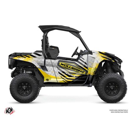 Karosszéria védő dekor matrica készlet  SSV YAMAHA Sturdy Sárga Széria