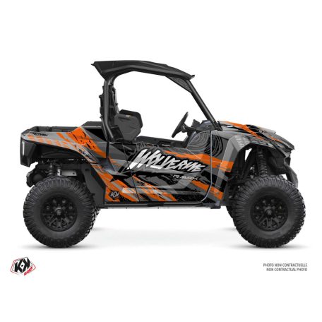 Karosszéria védő dekor matrica készlet  SSV YAMAHA Wilder Narancsszínű Széria