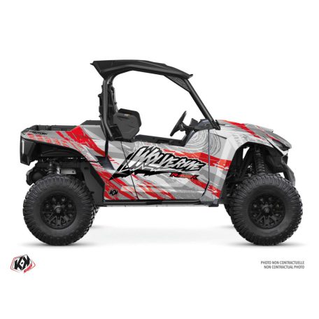 Karosszéria védő dekor matrica készlet  SSV YAMAHA Wilder Piros Széria