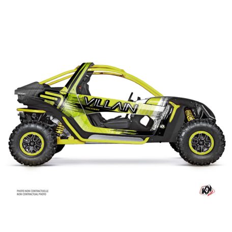Karosszéria védő dekor matrica készlet  SSV SEGWAY Boggy Zöld/Neon Széria