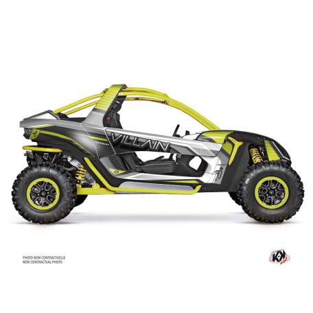 Karosszéria védő dekor matrica készlet  SSV SEGWAY Sharp Zöld/Neon Széria