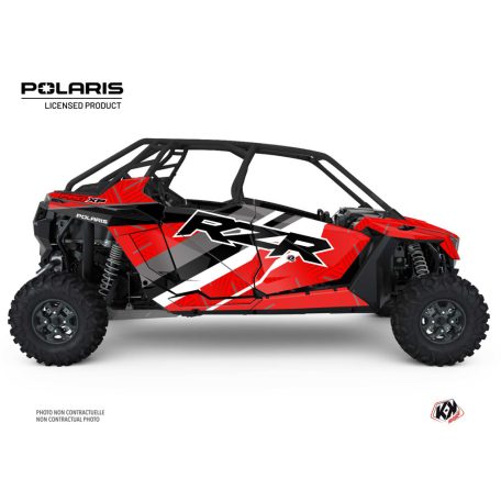 Karosszéria védő dekor matrica készlet  SSV POLARIS Epik Piros Széria