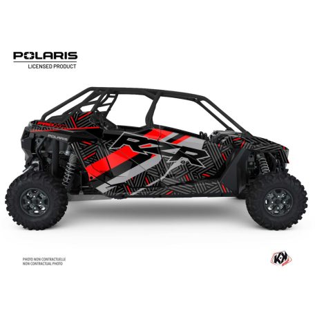 Karosszéria védő dekor matrica készlet  SSV POLARIS Epik Fekete Széria