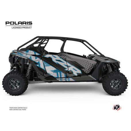 Karosszéria védő dekor matrica készlet  SSV POLARIS Stun Kék Széria