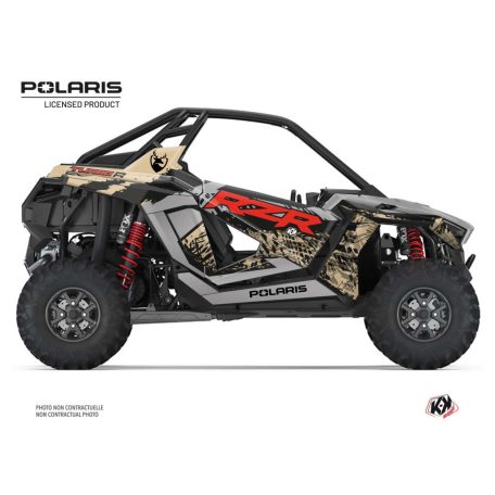 Karosszéria védő dekor matrica készlet  SSV POLARIS Chaser Homokszínű Széria