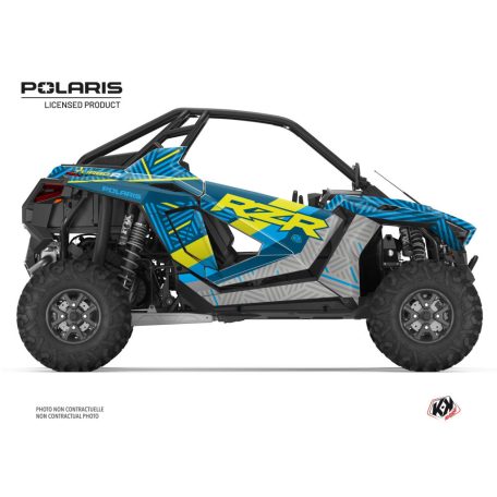 Karosszéria védő dekor matrica készlet  SSV POLARIS Epik Kék Széria