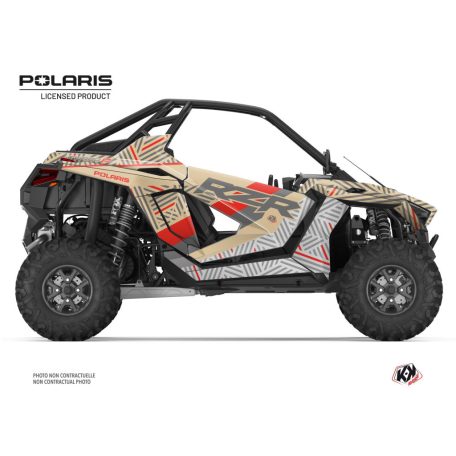 Karosszéria védő dekor matrica készlet  SSV POLARIS Epik Homokszínű Széria