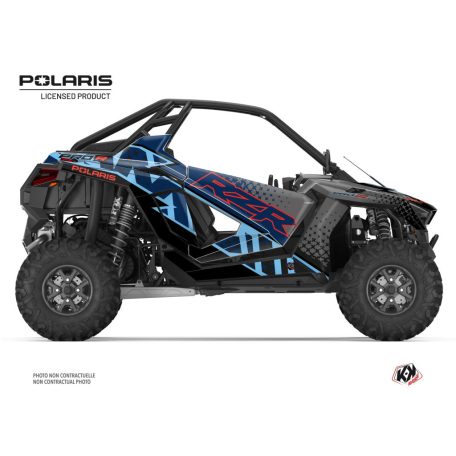 Karosszéria védő dekor matrica készlet  SSV POLARIS Stun Kék Széria