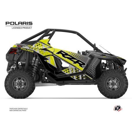 Karosszéria védő dekor matrica készlet  SSV POLARIS Stun Sárga Széria