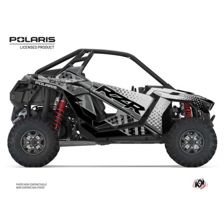 Karosszéria védő dekor matrica készlet  SSV POLARIS Stun Fekete Széria