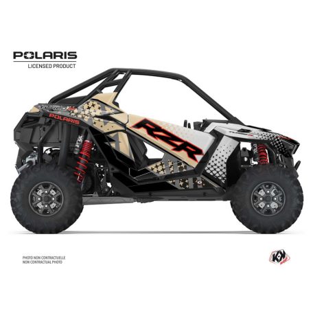 Karosszéria védő dekor matrica készlet  SSV POLARIS Stun Homokszínű Széria
