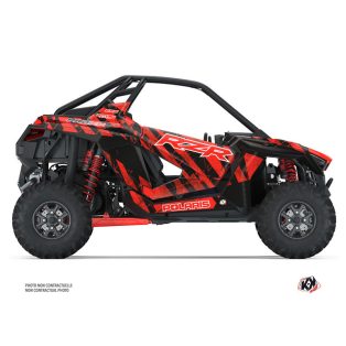   Karosszéria védő dekor matrica készlet  SSV POLARIS Krack Piros Széria