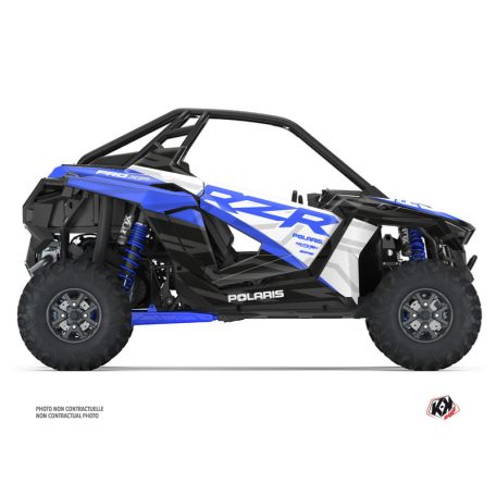 Karosszéria védő dekor matrica készlet  SSV POLARIS Baja Kék Széria