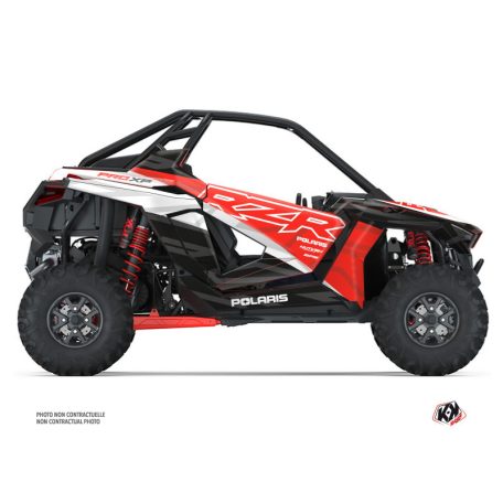 Karosszéria védő dekor matrica készlet  SSV POLARIS Baja Piros Széria