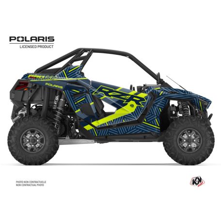 Karosszéria védő dekor matrica készlet  SSV POLARIS Epik Kék Széria