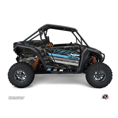 Karosszéria védő dekor matrica készlet  SSV POLARIS Force Kék Széria