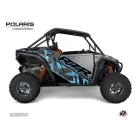 Karosszéria védő dekor matrica készlet  SSV POLARIS Stun Kék Széria