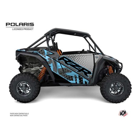 Karosszéria védő dekor matrica készlet  SSV POLARIS Stun Kék Széria