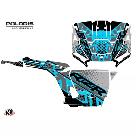 Karosszéria védő dekor matrica készlet  SSV POLARIS Stun Kék Széria
