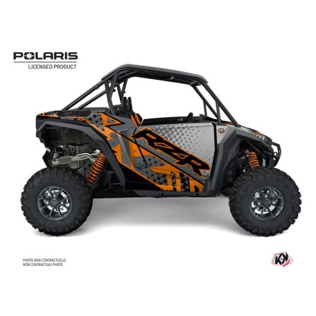 Karosszéria védő dekor matrica készlet  SSV POLARIS Stun Narancsszínű Széria