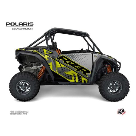 Karosszéria védő dekor matrica készlet  SSV POLARIS Stun Zöld/Neon Széria
