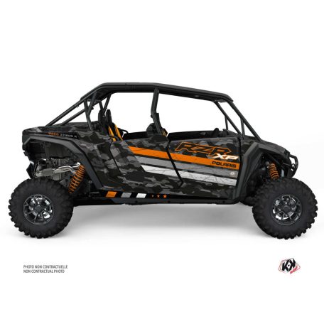 Karosszéria védő dekor matrica készlet  SSV POLARIS Force Narancsszínű Széria