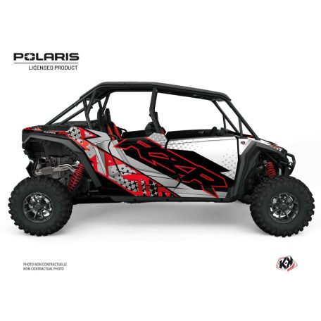 Karosszéria védő dekor matrica készlet  SSV POLARIS Stun Fehér Széria