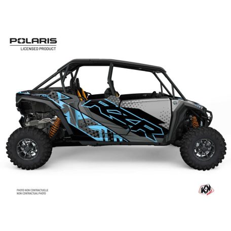 Karosszéria védő dekor matrica készlet  SSV POLARIS Stun Kék Széria