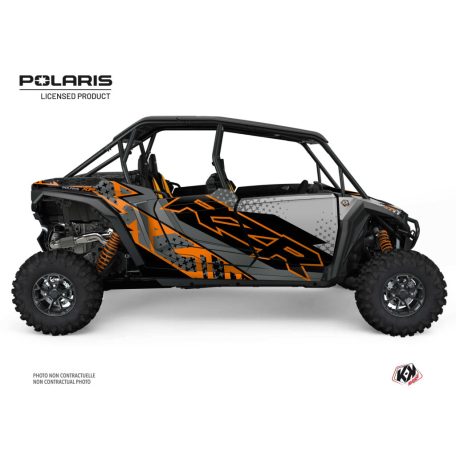 Karosszéria védő dekor matrica készlet  SSV POLARIS Stun Narancsszínű Széria