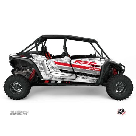 Karosszéria védő dekor matrica készlet  SSV POLARIS Force Fehér Széria