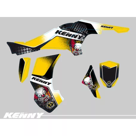 Karosszéria védő dekor matrica készlet Quad CAN-AM Kenny Széria