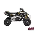Karosszéria védő dekor matrica készlet Quad CAN-AM Trash Fekete/Sárga Széria