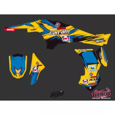 Karosszéria védő dekor matrica készlet Quad CAN-AM Replica jérémie warnia 2011 Széria