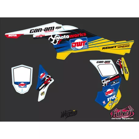 Karosszéria védő dekor matrica készlet Quad CAN-AM Replica jérémie warnia 2012 Széria