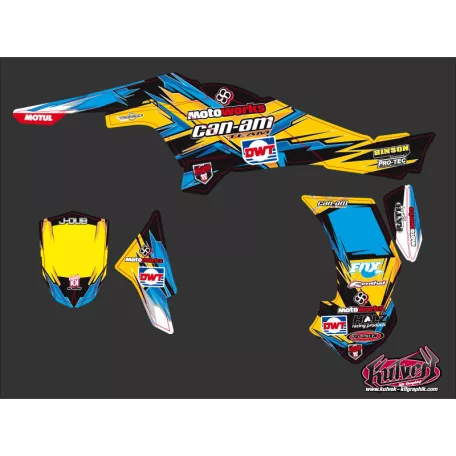 Karosszéria védő dekor matrica készlet Quad CAN-AM Replica jérémie warnia le touquet Széria