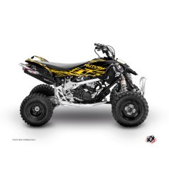   Karosszéria védő dekor matrica készlet Quad CAN-AM Eraser Sárga/Fekete Széria