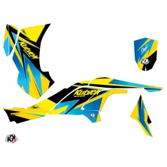   Karosszéria védő dekor matrica készlet Quad CAN-AM Stage Sárga/Kék Széria