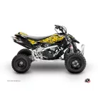 Karosszéria védő dekor matrica készlet Quad CAN-AM Predator Fekete/Sárga Széria
