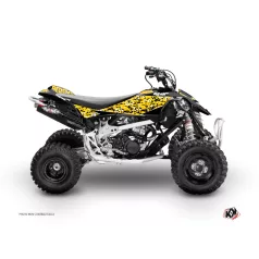   Karosszéria védő dekor matrica készlet Quad CAN-AM Predator Fekete/Sárga Széria