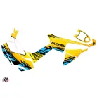 Karosszéria védő dekor matrica készlet Quad CAN-AM Eraser Sárga/Kék Széria