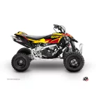 Karosszéria védő dekor matrica készlet Quad CAN-AM Stage Sárga/Piros Széria