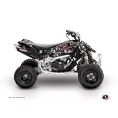   Karosszéria védő dekor matrica készlet Quad CAN-AM Freegun eyed Szürke/Piros Széria
